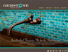 Tablet Screenshot of gemstonetileworks.com